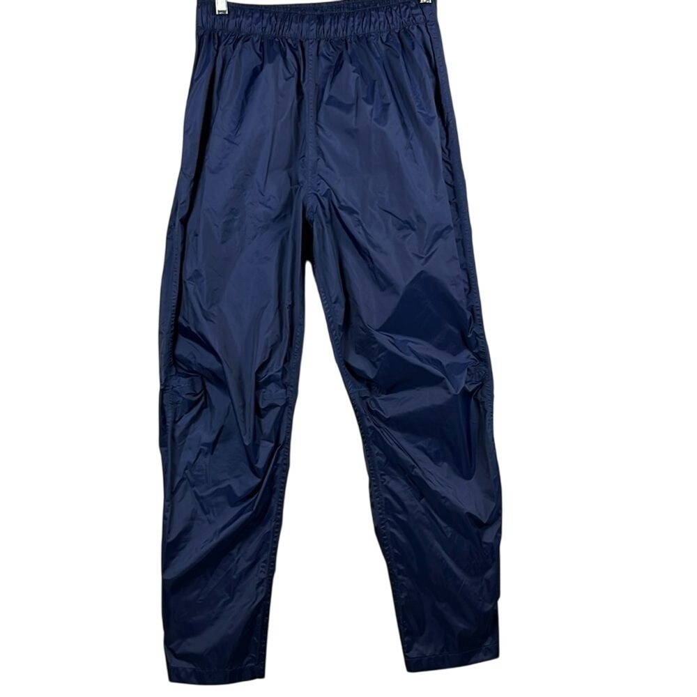 Columbia Packable‎ Windbreaker Pants Womens Size XL Drawstring Adjust Ankle Blue